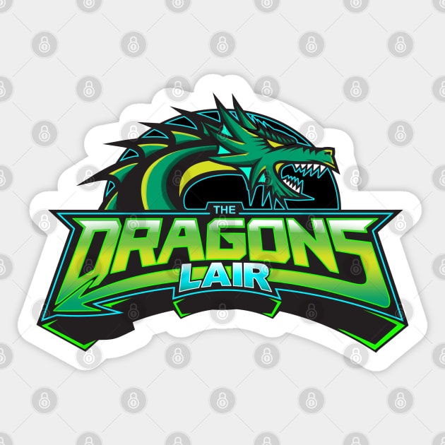 The Dragons Lair Sticker by Dragonheart Studio